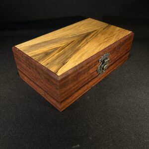 Keepsake Box | Jewellery Box | Wood Box In Rose Alder And Sassafras